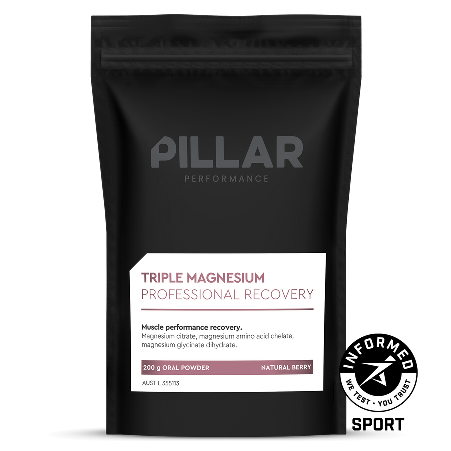 PILLAR PERFORMANCE TRIPLE MAGNESIUM - 200g Powder - Berry