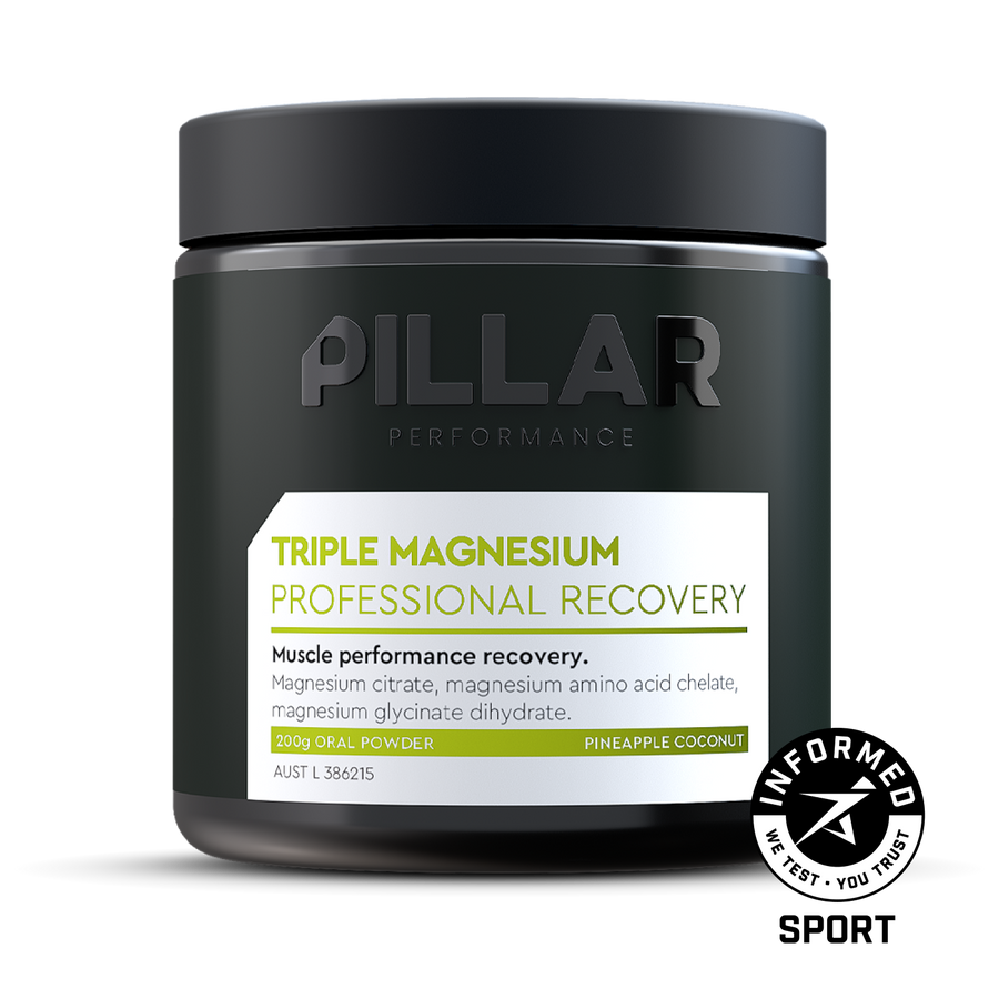 PILLAR PERFORMANCE TRIPLE MAGNESIUM - 200g Powder - Pineapple Coconut