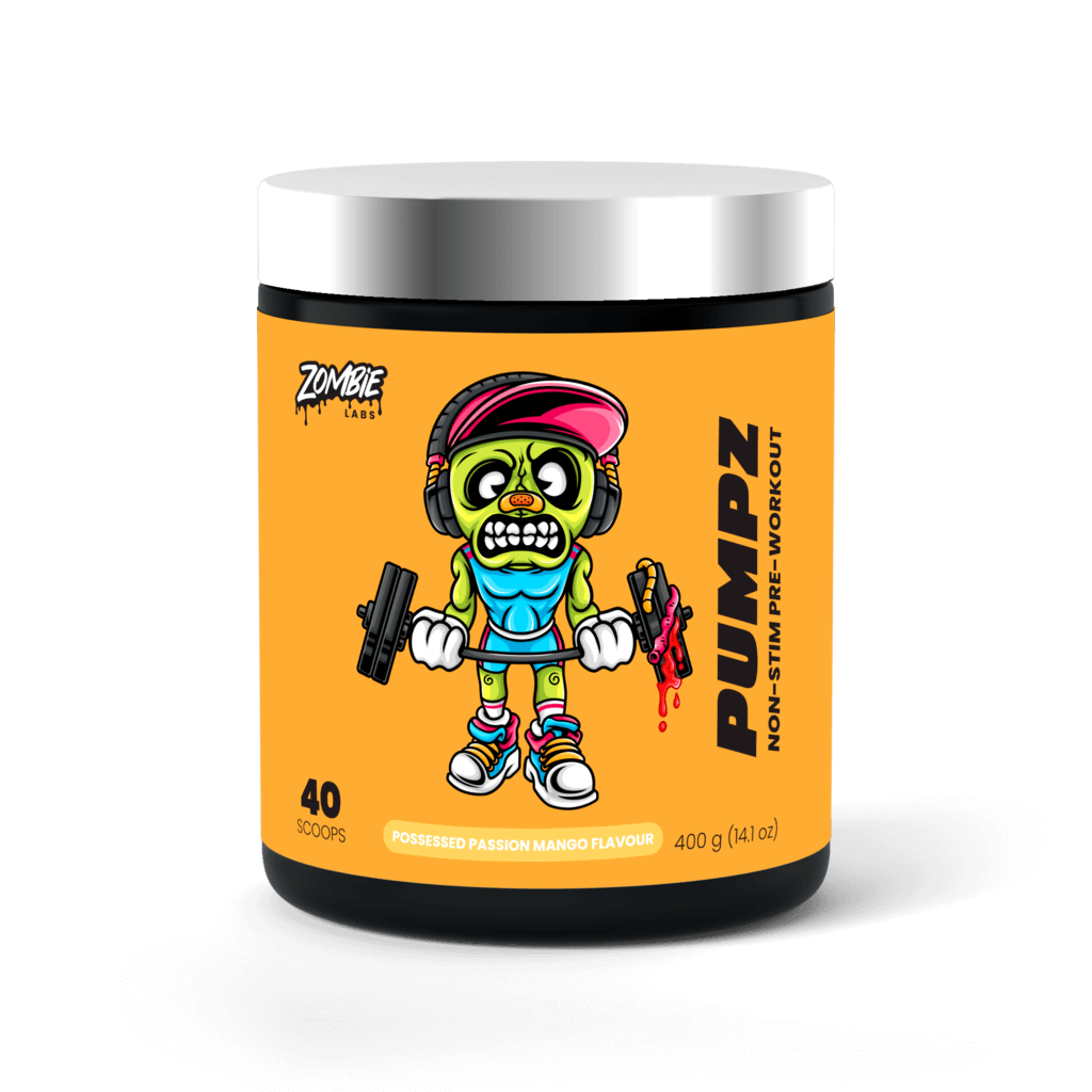 Zombie Labs Pumpz 40 serves Passion Mango