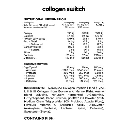 Collagen Switch Strawberry Kiwi 20 serves